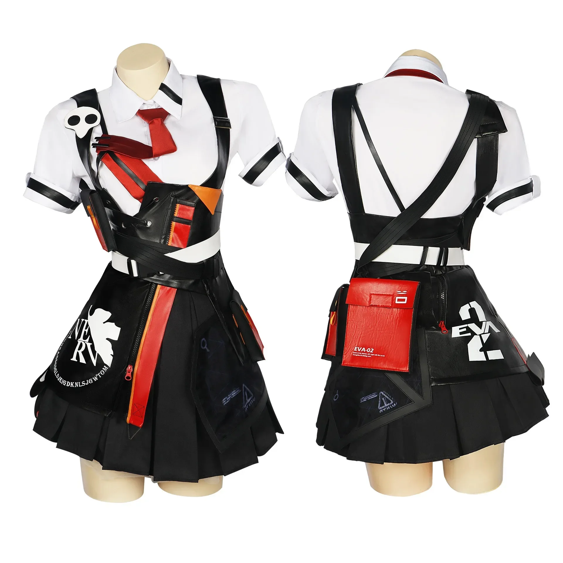 

Asuka Langley Soryu Disfraz Jk Vestido Accesorios De Lolita Pelucas Para Mujeres Niñas Juego De Anime Honkai Impact 3rd Cosplay