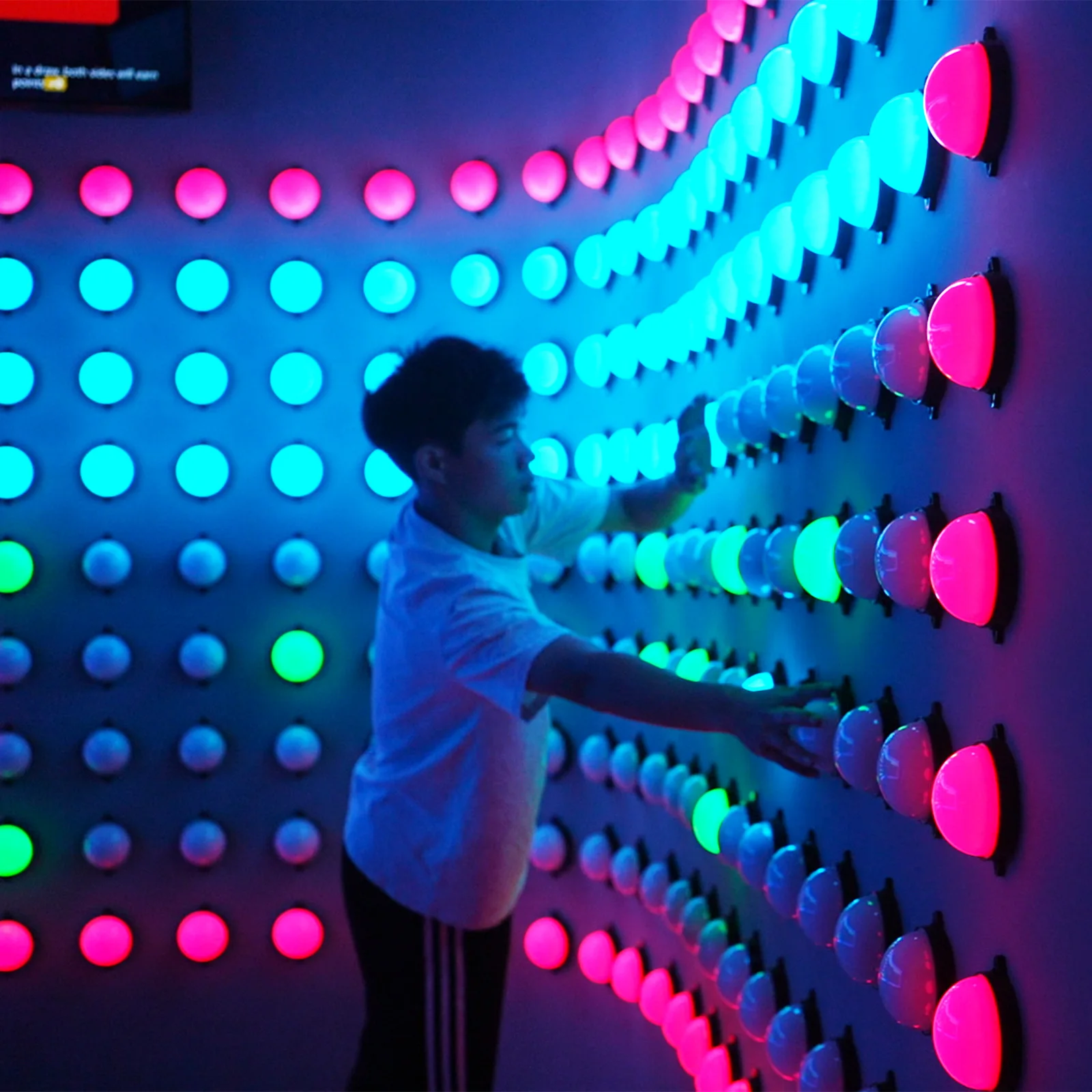 Pixfi Games Amusement Park Sports Entertainment Activate Game Push Led Light Interactive Games Led Wall Lights Game