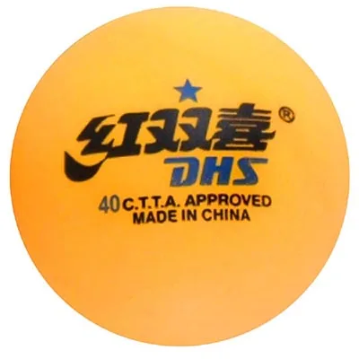 DHS 1-star 1star Table Tennis Balls 40mm CTTA Approved DHS Table Tennis Ball 1 Star Ping Pong Balls