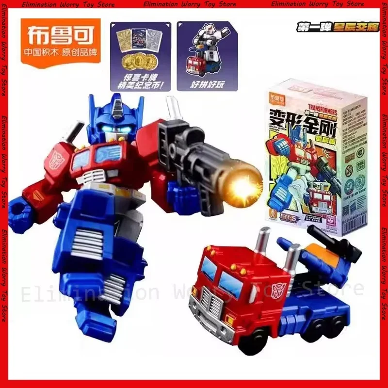 New Blokees Transformers Block Defender Version Wave1 Prime Megatron Ironhide Thundercracker Robots Model Toys Kids Xmas Gifts