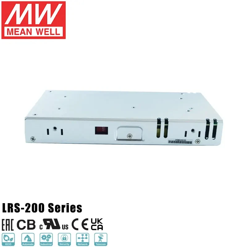 Imagem -04 - Mean Well Switching Power Supply para Led Strip Mean Well Smps Lrs200-24 5v 40a 12v 15v 24v 36v 48v