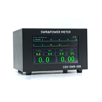 200W 1.8-54Mhz Digital SWR Meter Standing Wave Meter Power Meter with 4.3inch IPS Color Display for Ham Radio