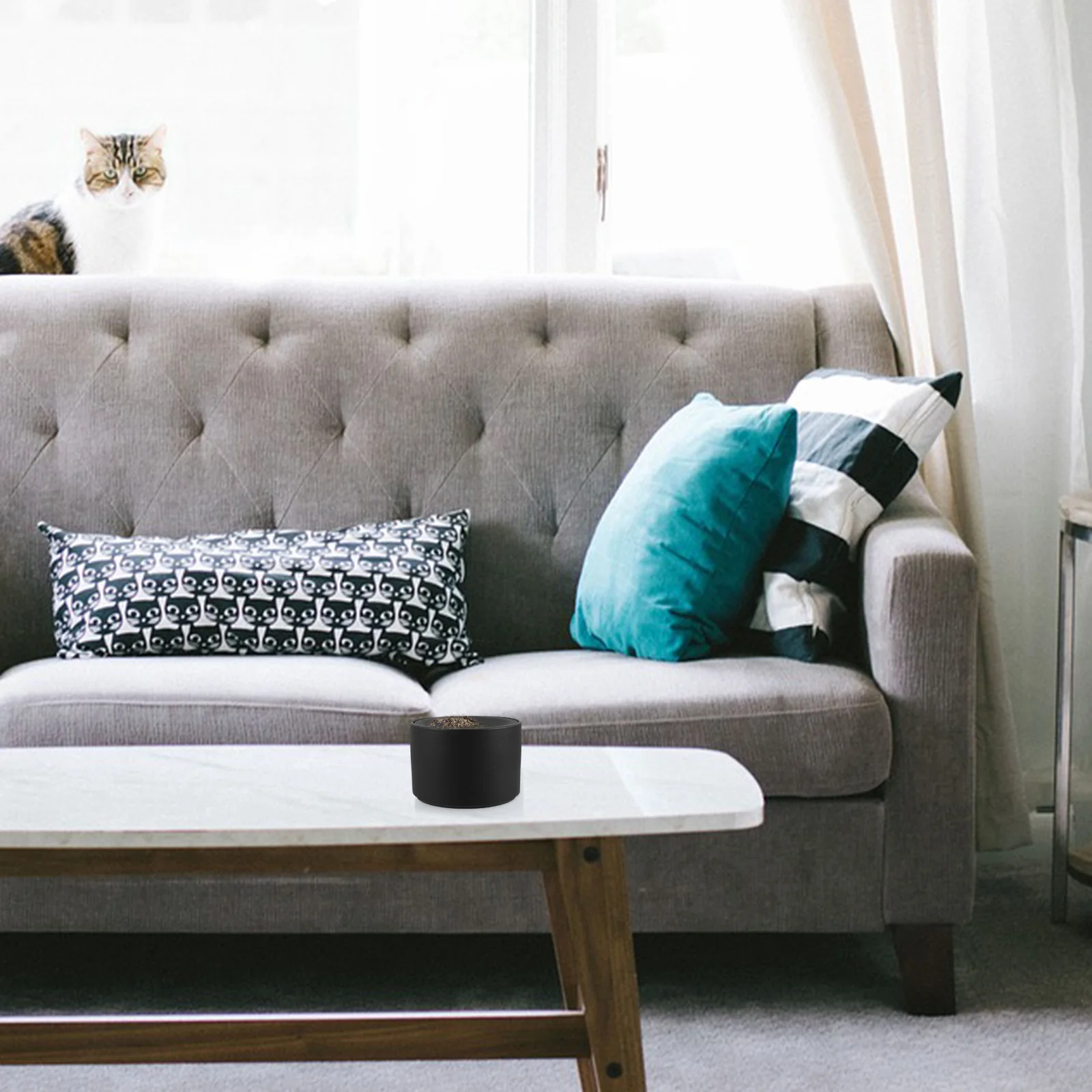 

Cigarette Ash Container Ashtray for Indoor Ashtrays Home Decor Bucket Holder Ornaments Office Use