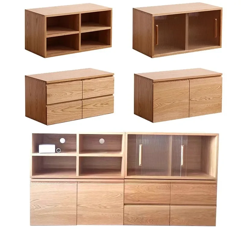 

Rubik's cube TV cabinet building block combination storage solid wood chest small apartment bookshelf floor display cabinet