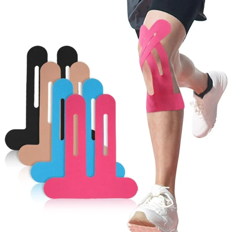 Athletic Knee Tape, Waterproof & Elastic Breathable Kinesiology Tape for Knees, Provide Support & Stability for Running