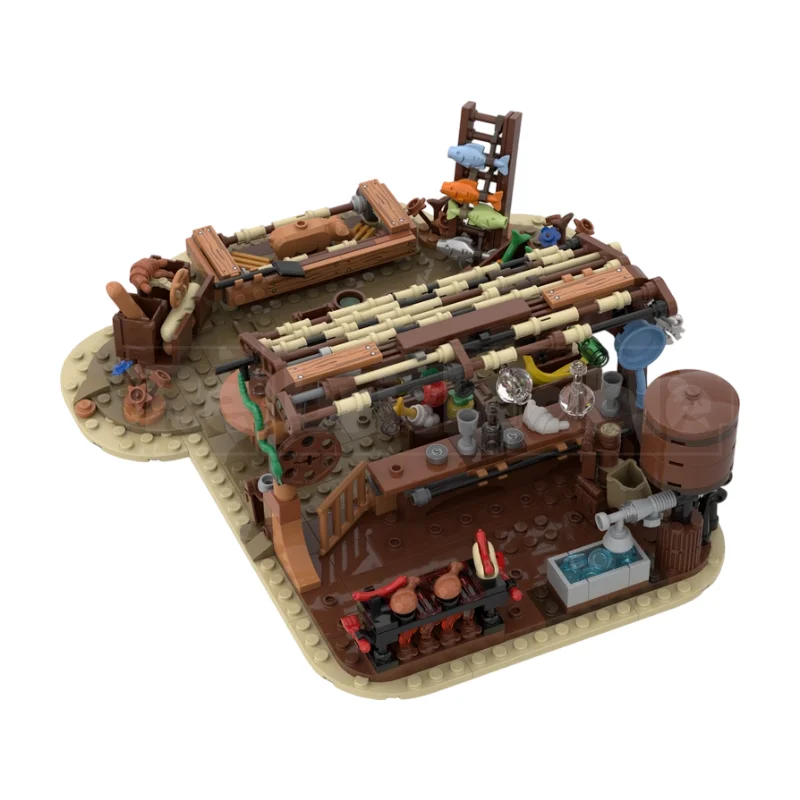 MOC Medieval Food Market Build - Vintage Collectible Market 评论和价格
