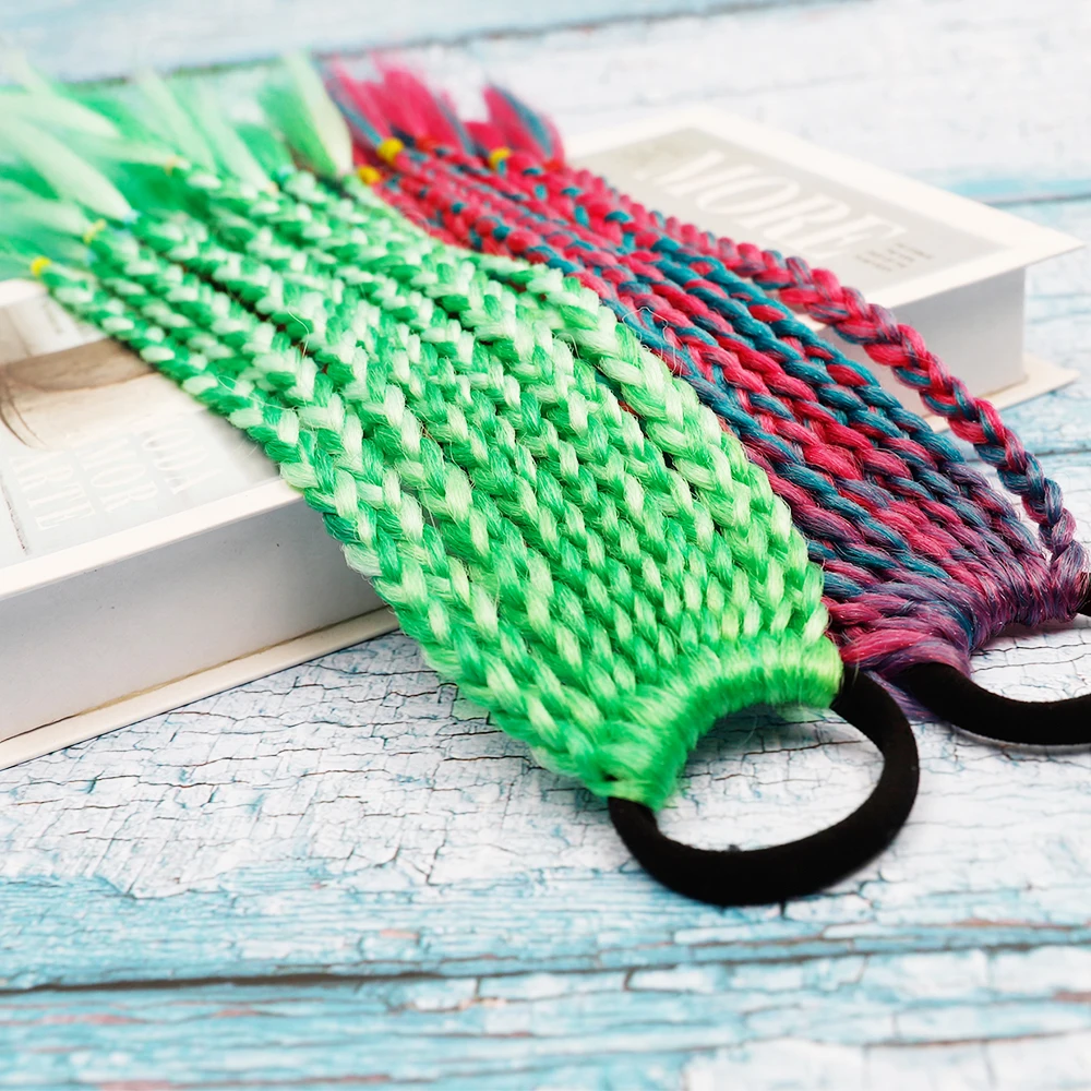 Coleteros de colores para niña, diademas de adorno para el cabello, bandas de goma, bandas para el cabello de belleza, accesorios para el cabello de