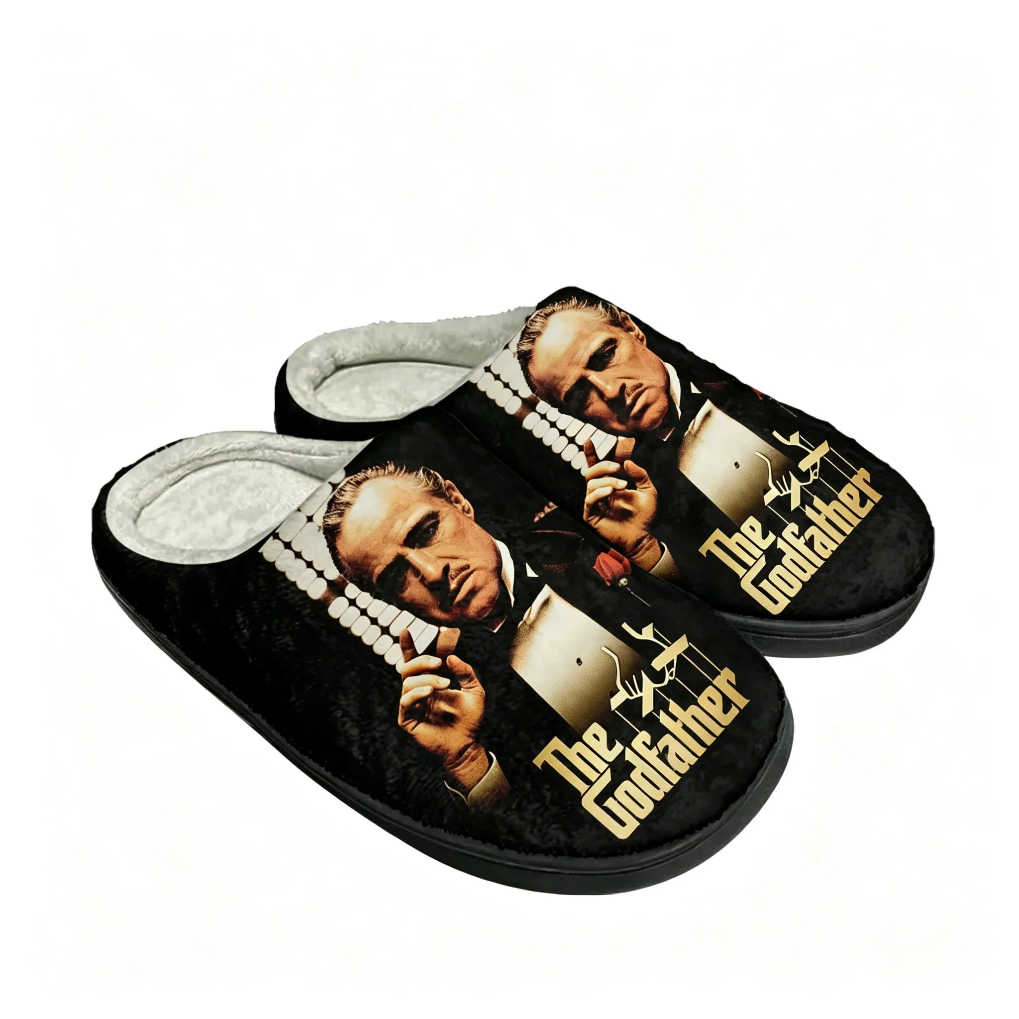 

The Godfather Trilogy Home Cotton Slippers Mens Womens Sandals Plush Casual Keep Warm Shoes Thermal Indoor Slipper Custom Shoe