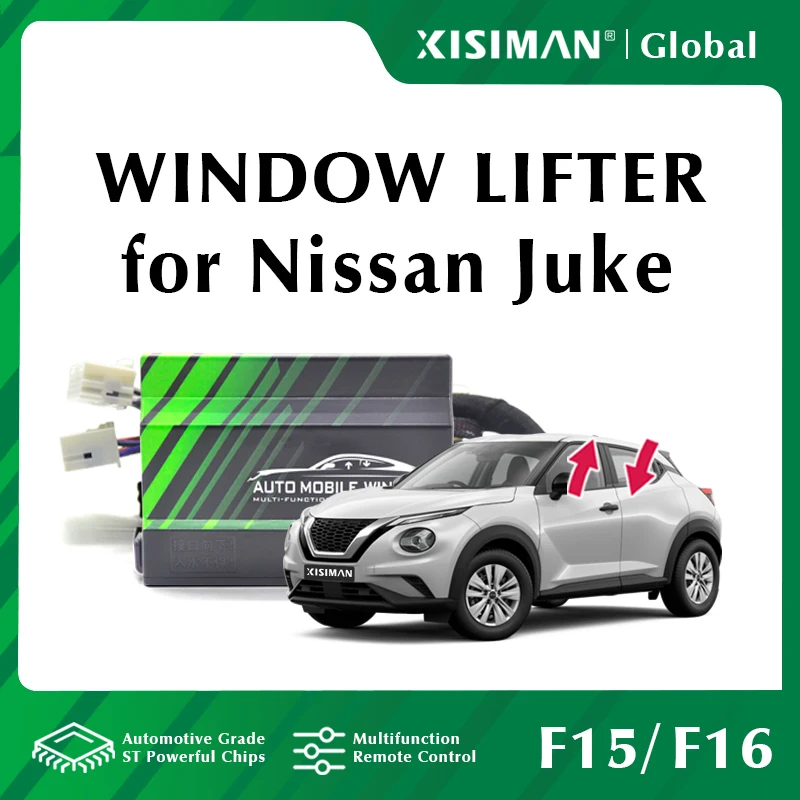 Car Power Window Closer For Nissan Juke F15 F16 Windows Roll Up And Down Automatic Window Lifter Close Accessories