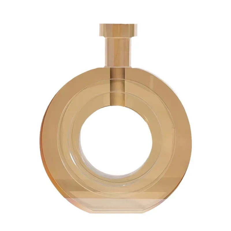 

Modern simple and creative crystal vase, crystal ornament, model room, model room, living room vase decoration