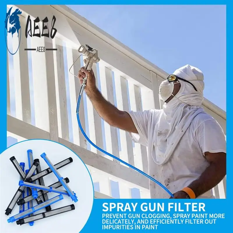 

AEE8-Безвоздушный фильтр Spraygun 287033 и 287032 для подрядника II и Ftx II, латексная 100 меш и латексная сетка 60 меш
