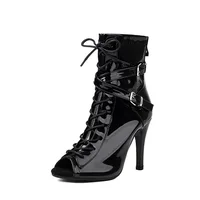 Sgesvier High Women Sandals Thin Heels Soft Stilettos Jazz Dance Female Shoes Sole Customizable Latin Dancing Sexy Plus Size 46 - Image 2