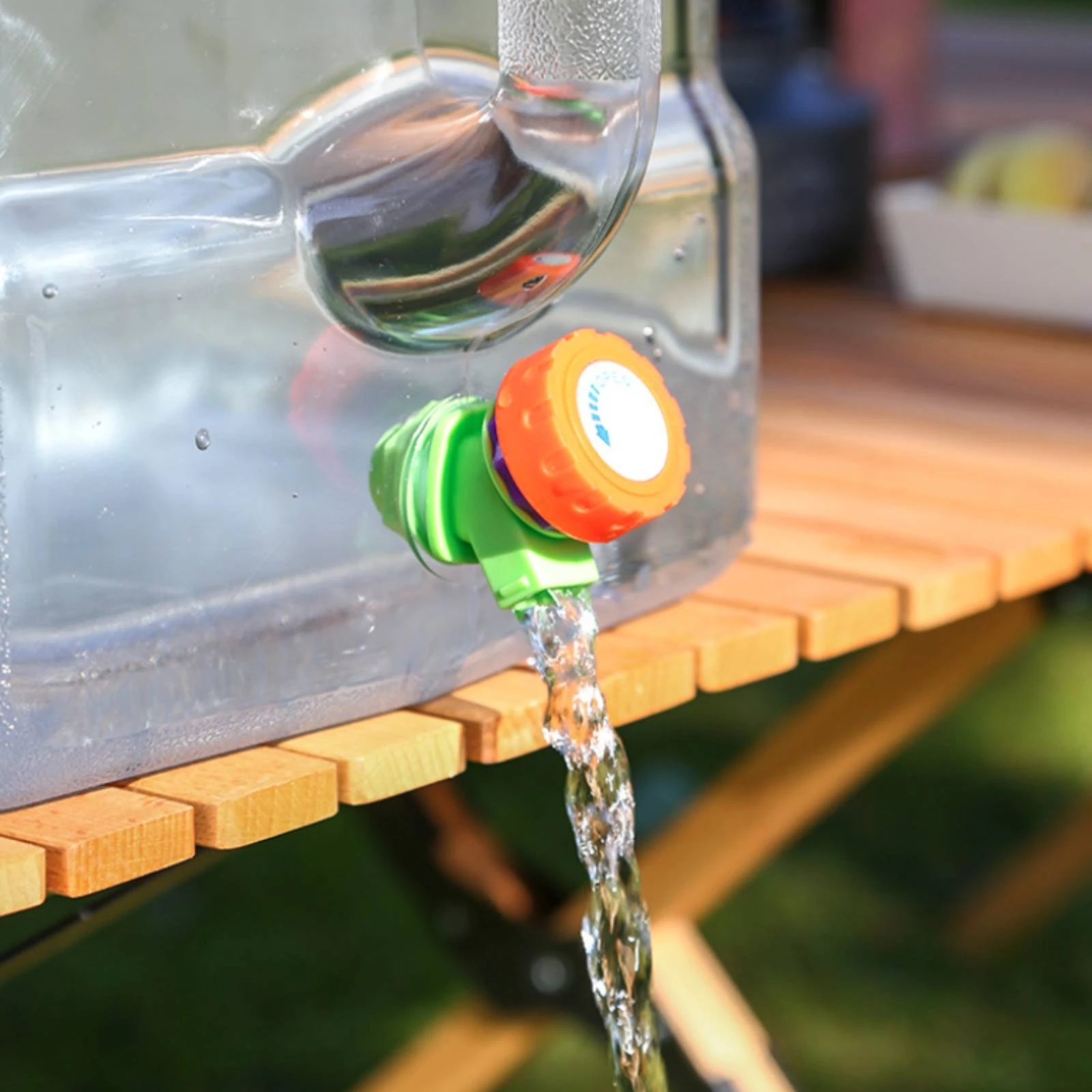 5 L Water Container PC Plastic Transparent Water Container 5 Gallon Dispenser Side Handle Liquid Storage Food-Grade