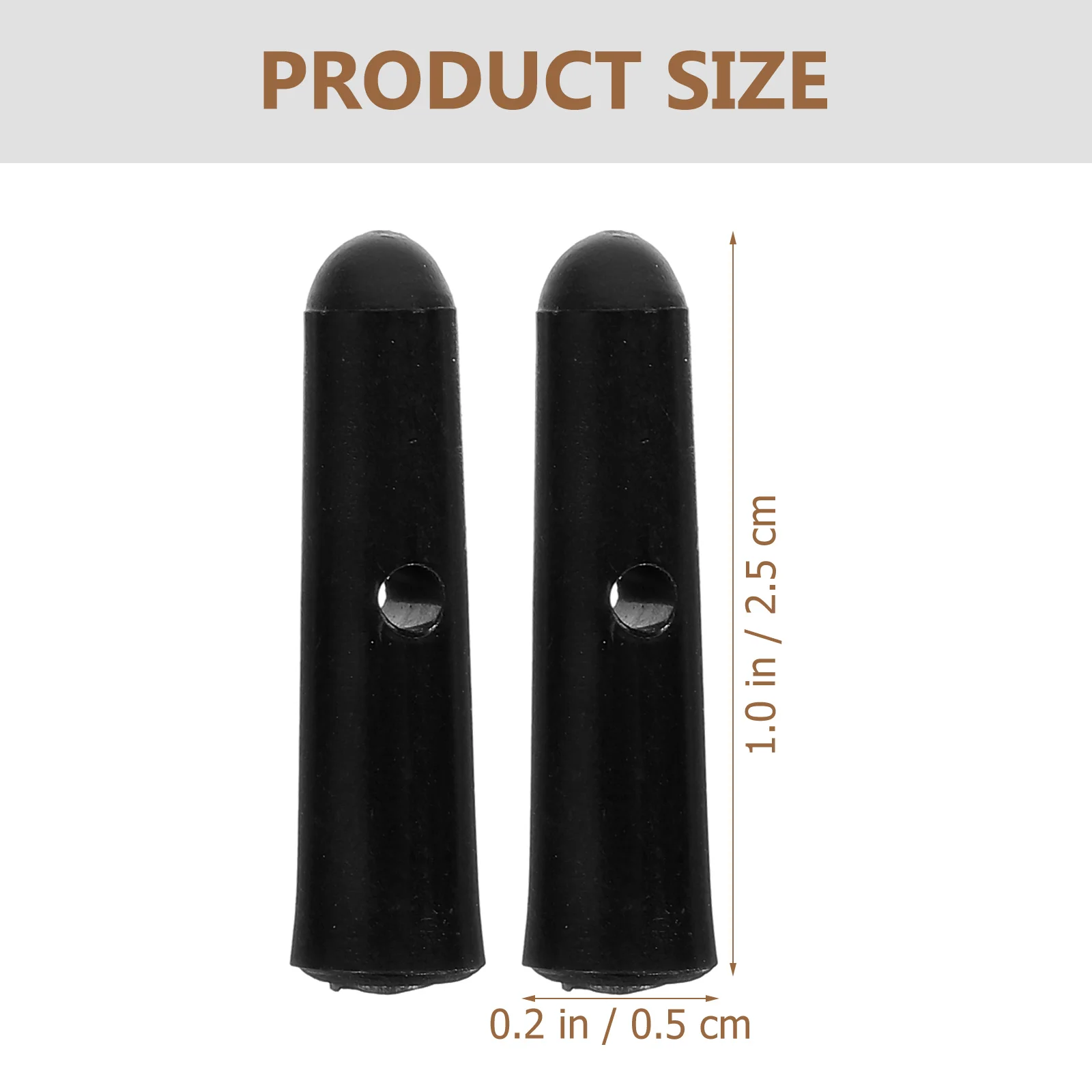 10 шт., бусины для зонта 3 2 мм, черные пластиковые костяные складные детали для зонта, запасные части, аксессуары, садовые принадлежности