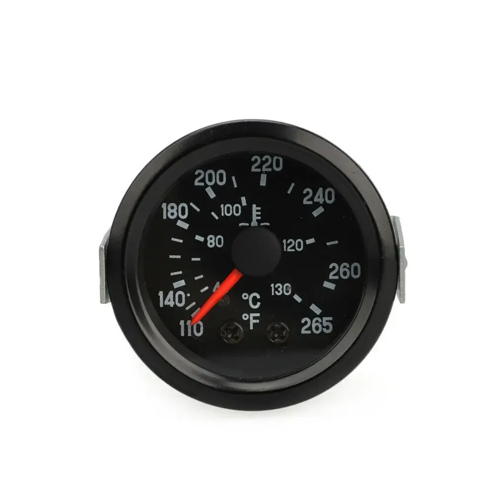 

2'' 52mm Water Temp gauge water Temperature Gauge 1/2''NPT Sensor 40-130℃ & 110-265℉