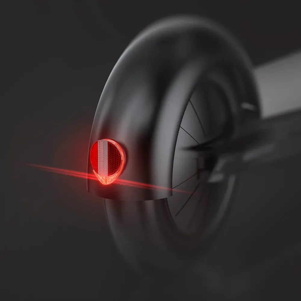 STLF para luz trasera de patinete eléctrico CREE, Reflector de luz trasera LED portátil con fuente de alimentación de batería para Ebike Super