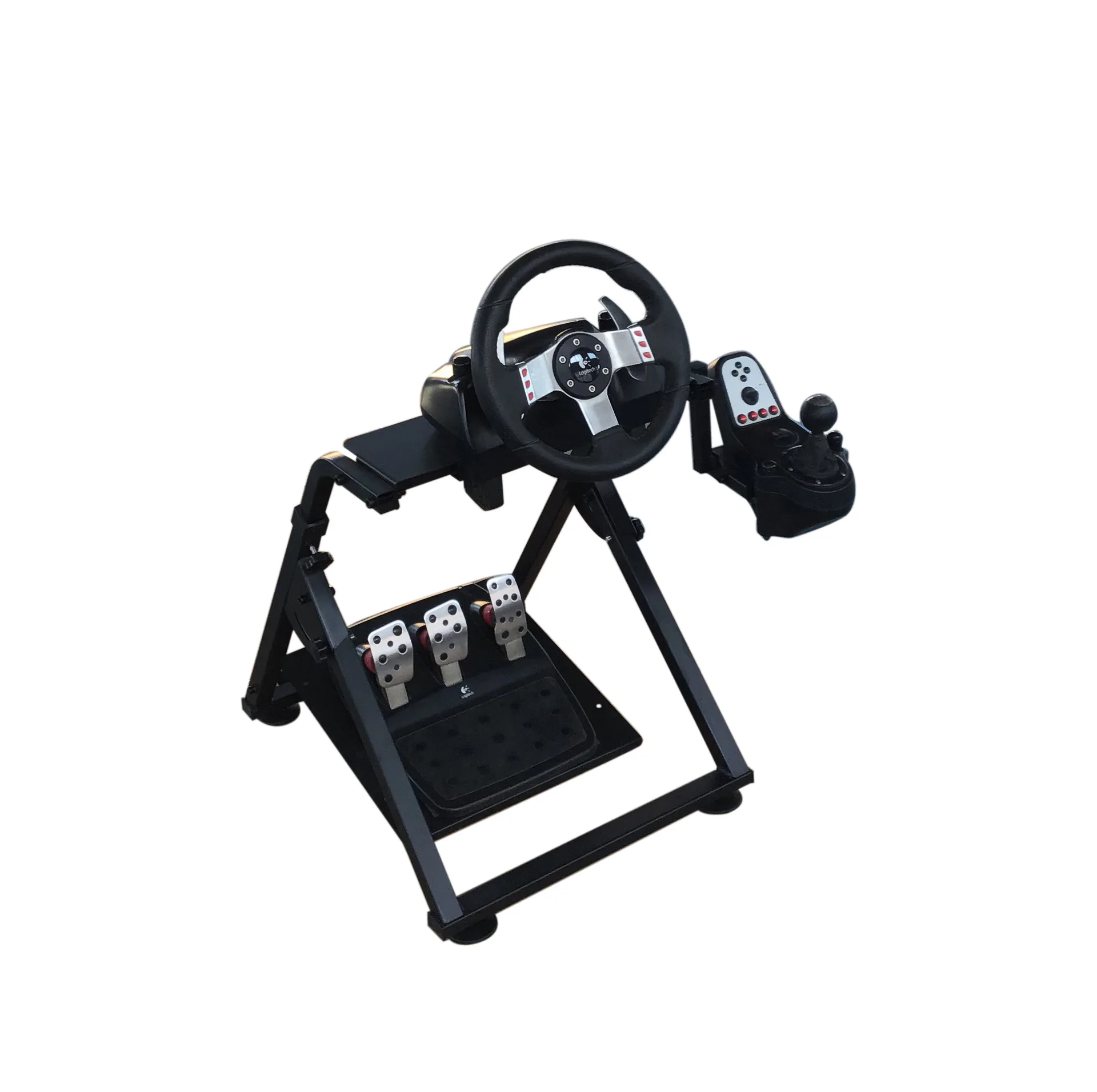 

Upgrade X-type folding racing simulation game steering wheel bracket Logitech g29g27t300t500FANATEC