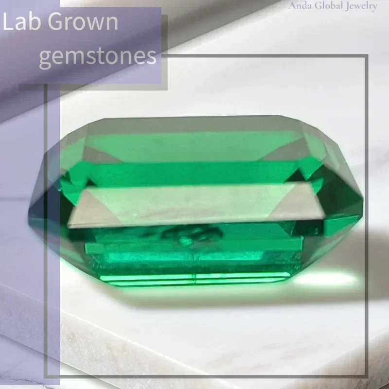 

Выращенный в лаборатории Колумбийский изумруд, свободный камень, ручная изумрудная огранка, гидротермальный драгоценный камень для самостоятельного изготовления ювелирных изделий, сертификат на выбор