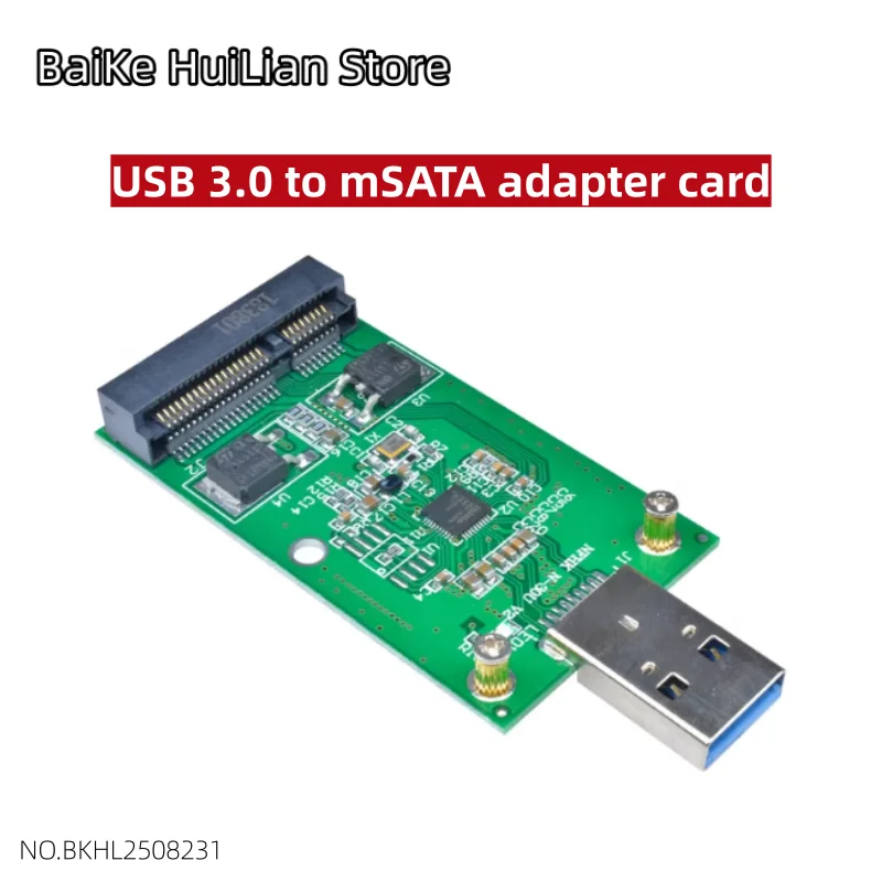 MSATA to USB3.0 conversion card msata ssd solid-state drive to USB3.0 hard wired card converter
