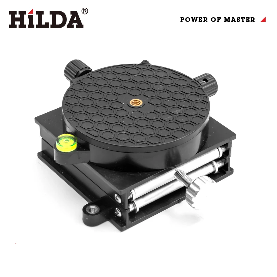 Hilda Adjustable Lift Stand For Laser Level 360-Degree Rotation Router Lift Table Adjustable Height Laser Level Lifting Platform