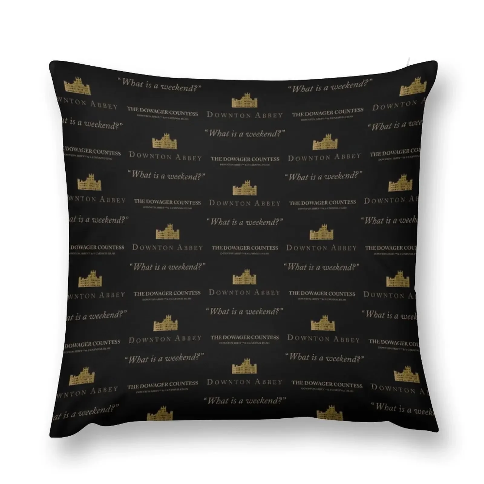 

Downton Abbey What Is A Weekend Dowager Countess Throw Pillow Throw Pillow Covers Cushions Cover pillow