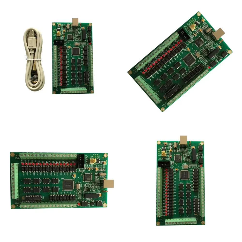 AKZ250 3 Axis 4 Axis USB Driverless Engraving Machine Control Interface Card for Mach3 with 10MHz High Speed Optocoupler
