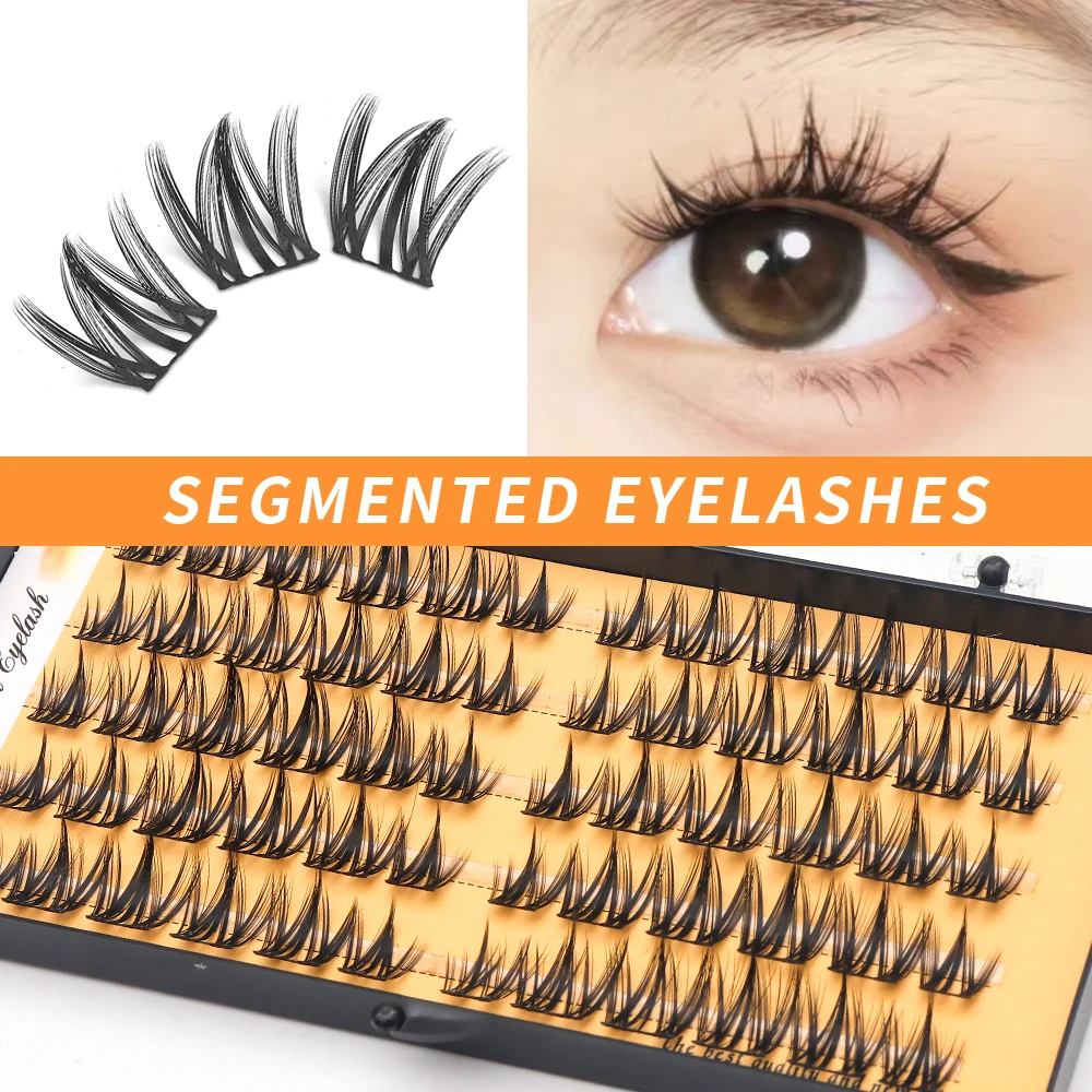 Grafting World Natural Curling Segmented Extension Soft Manga Thick Sunflower Pure Desire False Eyelashes