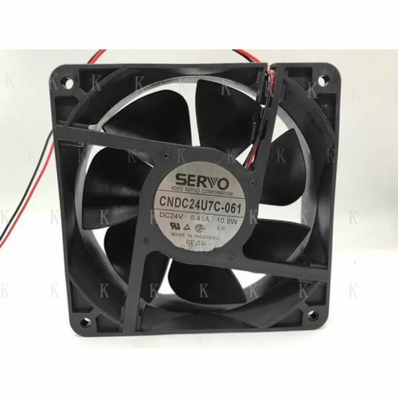 

C NEW FOR SERVO CNDC24U7C-061 24V 0.45A 10.8W 12CM Cooling fan