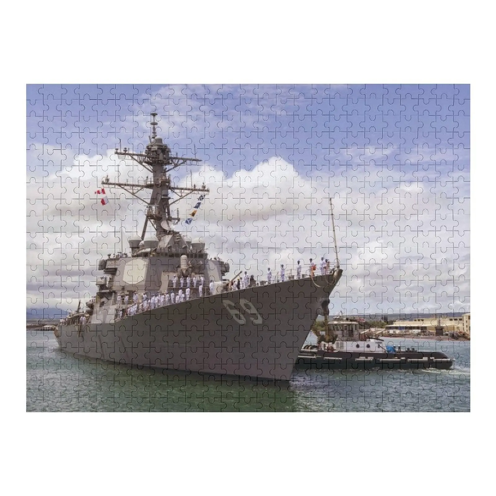 USS MILIUS (DDG-69) magasin de navire Puzzle nom personnalisé bois animaux Puzzle