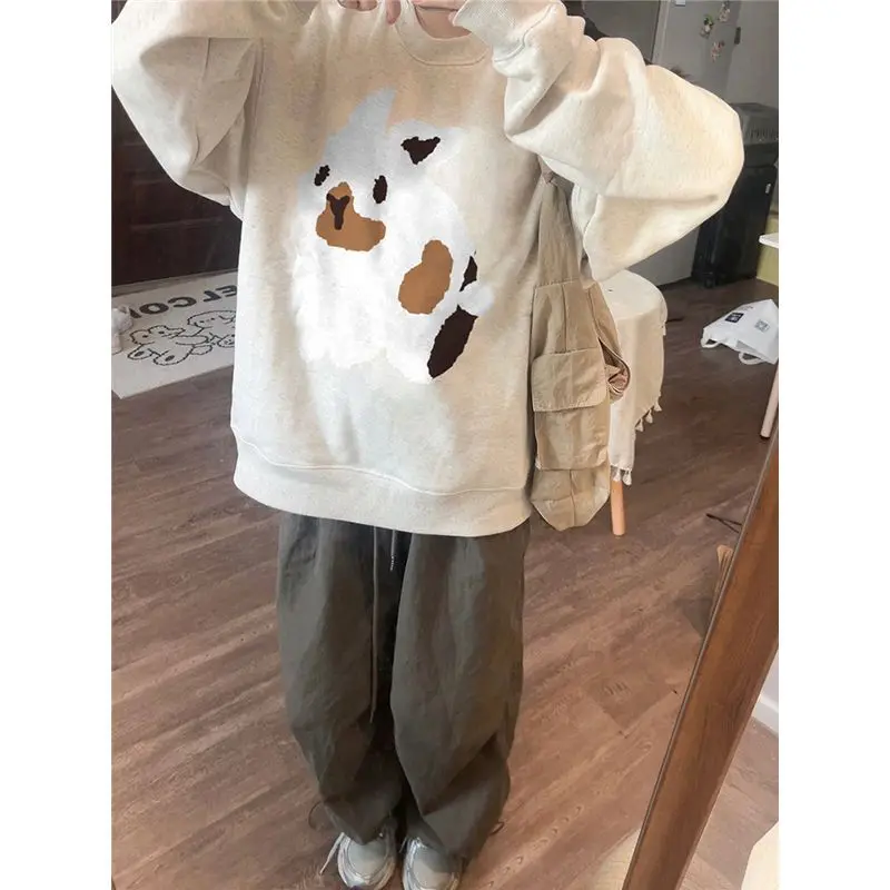 

Женские толстовки, осенние топы спереди и сзади, готические буквы, дышащие, утепленные, на молнии, для занятий спортом, для поездок на работу, утолщенные, свободный крой