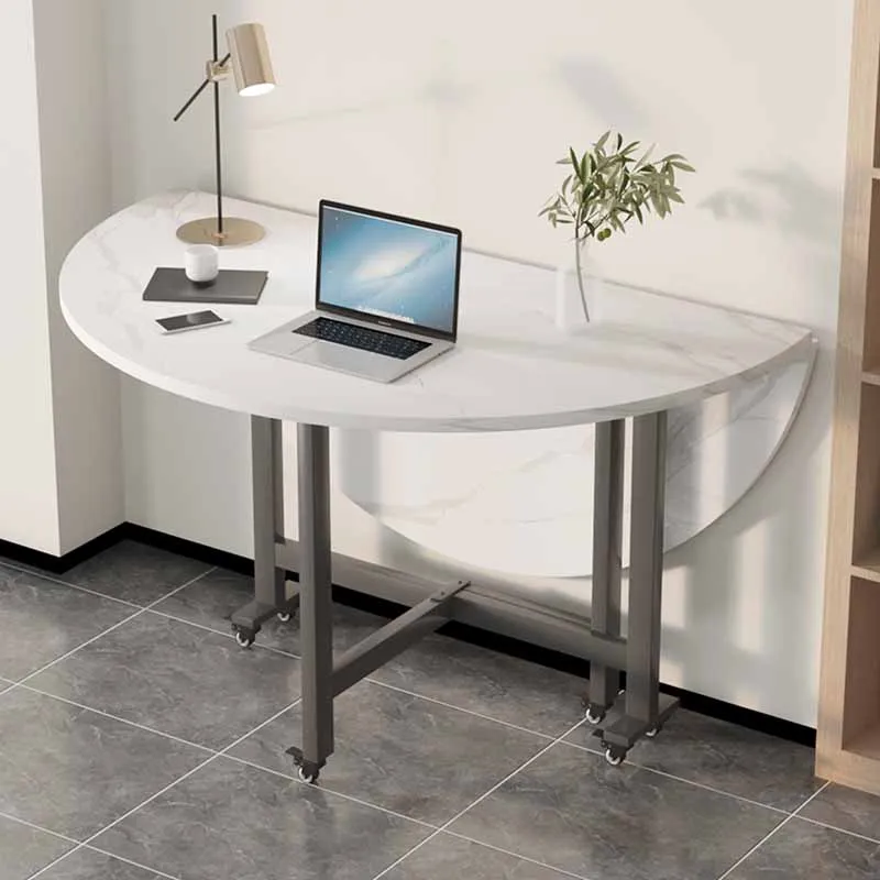 Modern Home Round Extendable Kitchen Dining Tables Folding Sliding Wooden Table Study Comedor Multifunctional Furniture XY50DT