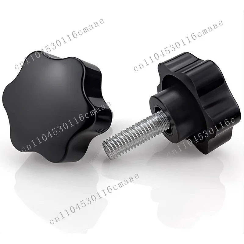 Fitness Equipment Furniture Fixture Knob Hexagonal Plum Nut Plastic Screw Adjustment Knob Accessories