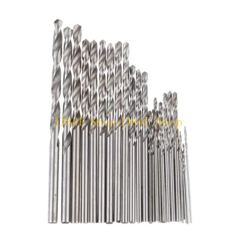 

D84F 150 Pcs 0.4-3.2mm HSS Mini Twist Drill Bit for Electronics Crafts Jewelry Watch Making Corrosion Resistance
