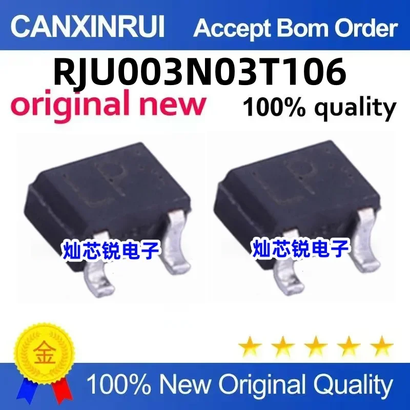 (5-100 pieces)RJU003N03T106 MOSFET N-channel withstand voltage: 30V Current: 300mA SOT