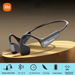 Xiaomi-auriculares de conducción ósea Ture, inalámbricos por Bluetooth, Auriculares deportivos con micrófonos HD transparentes para entrenamiento, correr y conducir