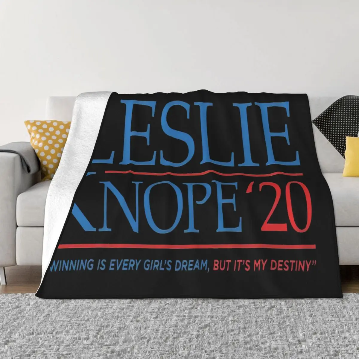 Leslie Knope 2020 Funny Parks And Recreation For Usa President Anime Novelty 2021 Hipster Female Dj Throw Blanket