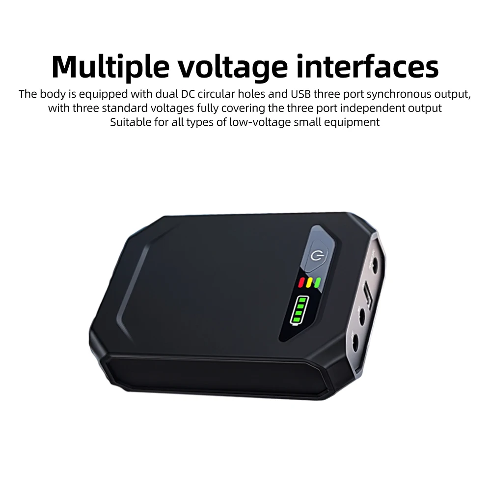 10400mAh UPS Backup Power 18650 Detachable Portable UPS Uninterruptible Power Supply For WiFi Router DC12V9V5V (Without Battery) - view 4