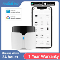 Broadlink RM5 Plus Universal Infrared Remote WiFi Smart Home Remote for TV AC Fans Voice Control Support Alexa Google Assistant