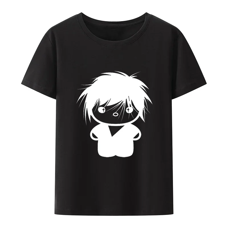 Funny An Endless Dream Death Comics Modal T-shirt Men Women Short-sleev O-neck Comfortable Creative Black White Printed Tee