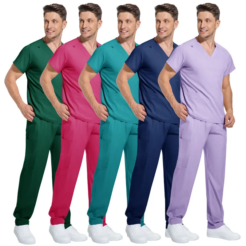 

Pet Grooming Institution Room Scrubs Uniform Women Surgery Workwear Beauty Salon Work Clothes Nursing Scrub Medical Suits Unisex