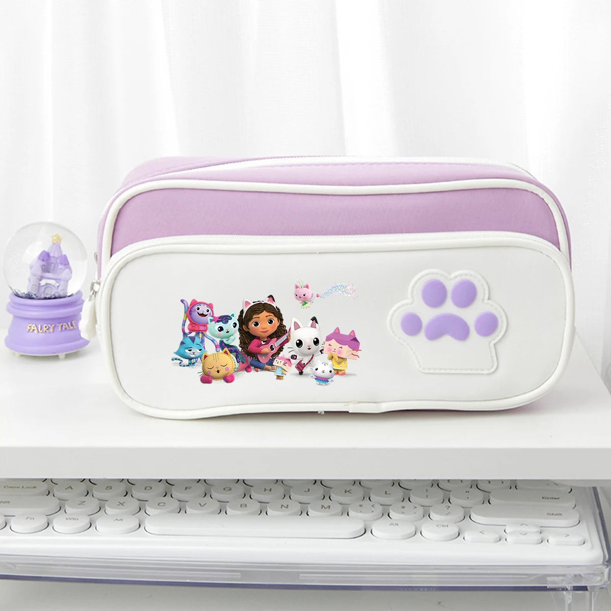 Gabby Dollhouses หญิงดินสอปากกากระเป๋าขนาดใหญ่ความจุเกาหลีกระเป๋านักเรียน Back To School เครื่องเขียนของขวัญ