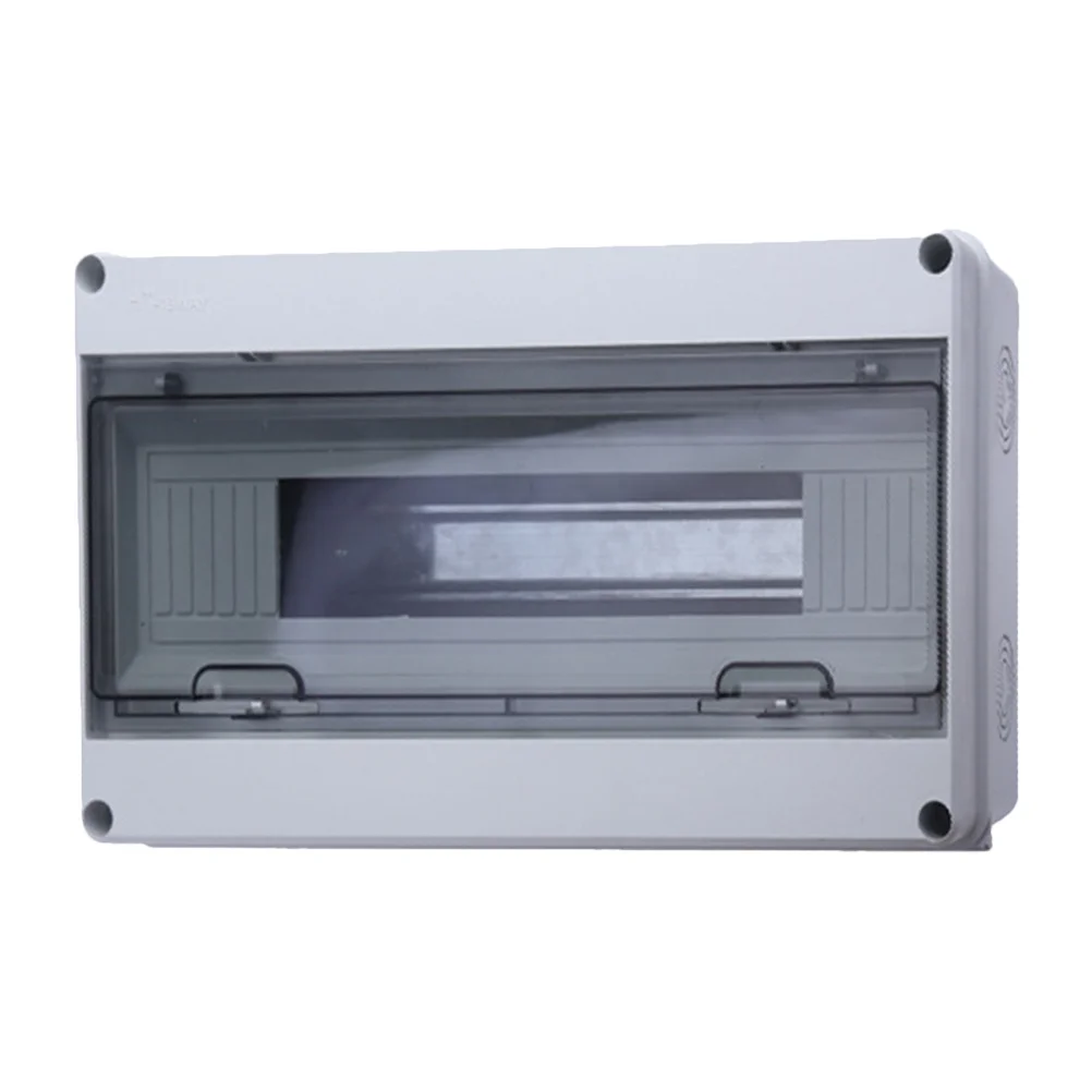 

18-Circuit Waterproof Dustproof Distribution Abs Plastic Junction Box For Outdoor Indoor Use Circuit Breaker Protection Box