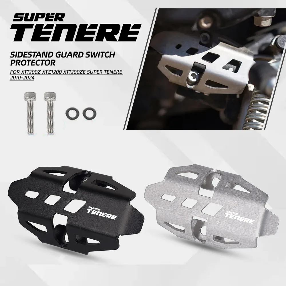 Super Tenere 1200 Motorcycle Side Stand Switch Protector Guard For Yamaha XT1200Z XTZ1200 XT1200ZE Super Tenere 2010 - 2023 2024