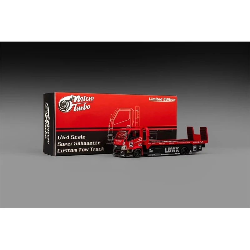 MT In Stock 1:64 300 Series Custom Tow & Gull Truck LBWK SUPER Silhouette Exhibition Diecast Diorama Car Model Toy MicroTurbo