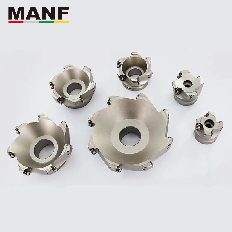 Manf haste de trituração EMRW-6R50-22-4T para inserções de carboneto rp rosto fresa nariz redondo fresa cnc fresa ferramentas