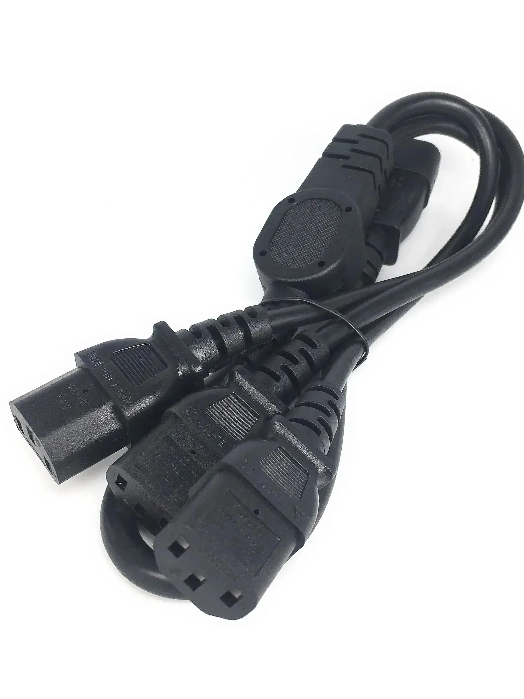 

High Quality IEC 320 C Male Plug to 3XC13 Female Y Type Splitter Power Cord , C14 to 3 x C13, 250V/10A High Quality IEC 320 C14