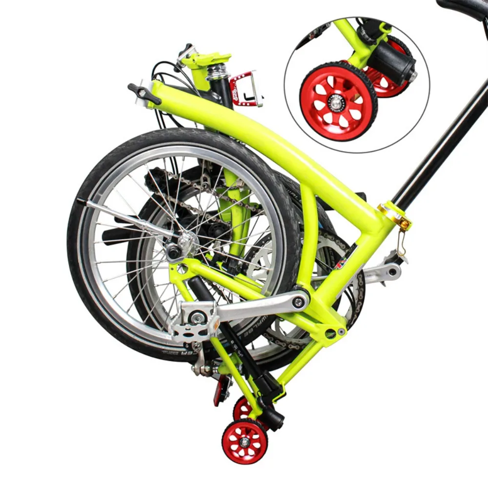 

Easy To Move Bike Easy Wheel 5-color Easy Wheel Elevated Design Bicycle Easywheel 3-color Bracket Aluminum Alloy Folding Bicycle