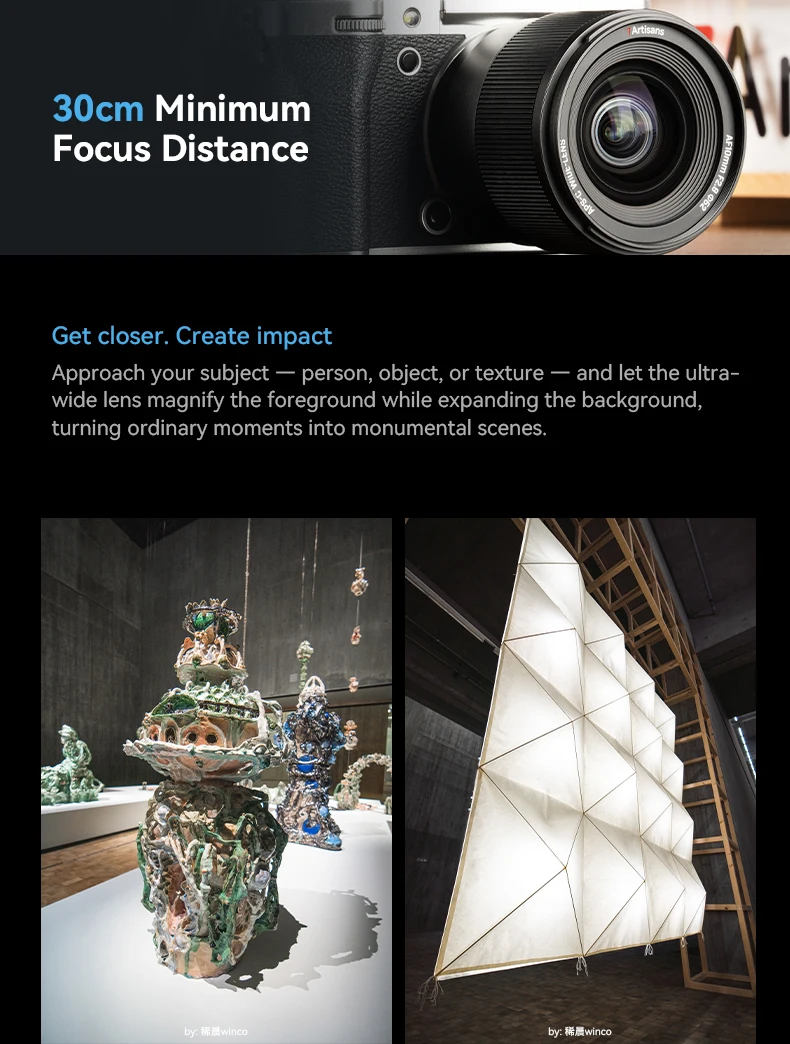 7artisans AF 10mm F2.8 APS-C Ultra-Weitwinkel-Kameraobjektiv für Menschenfotografie mit Sony E, Fujifilm XF, Nikon Z-Mount – Detail 20