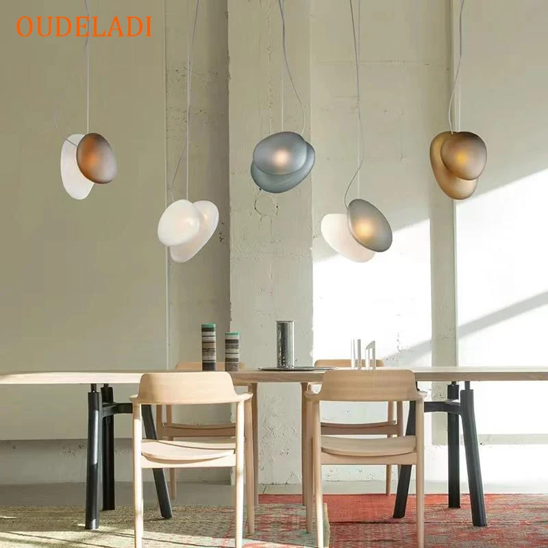 simples vidro pingente lampadas para home decor criativo calcada arte pendurado lampada para quarto cabeceira sala de jantar luminaria 01