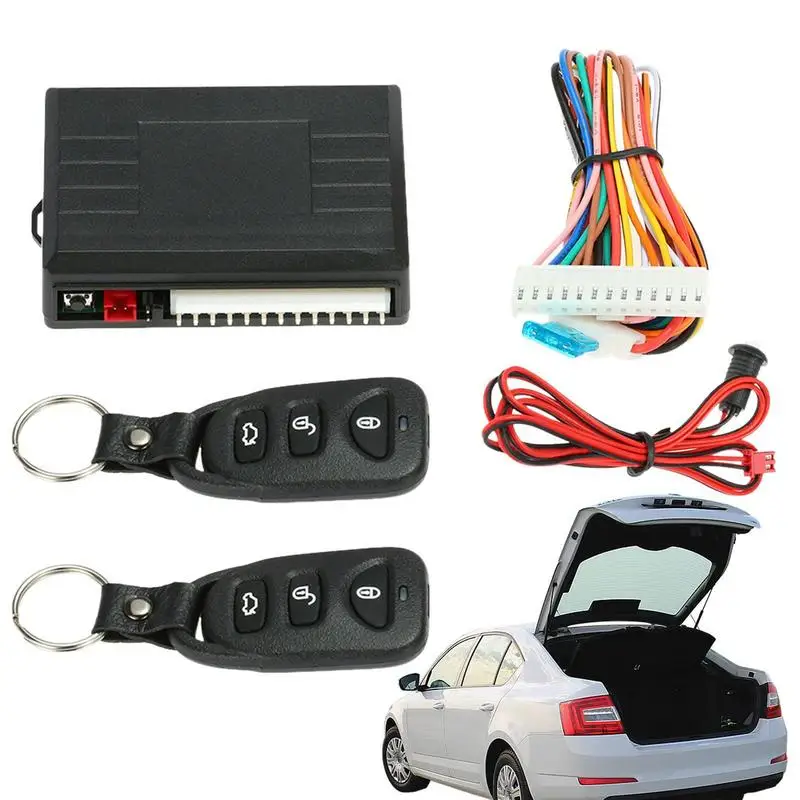 Car Door Lock Keyless Entry System Trucks Power Window Opener Unlock Kit 12V Door Lock Vehicle Keyless Entry System Car Remote